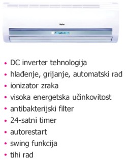 Klima uređaji - Toshiba - Haier - Akcija Jesen - Zima 2008